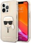 Karl Lagerfeld Hard Glitter Cover (iPhone 13 Pro) - Guld