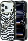 Karl Lagerfeld IML Zebra Glitter MagSafe Case (iPhone 17 Pro/18 Pro)