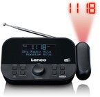Lenco CR-615BK DAB+/FM-ur-radio Med Tidsprojektion