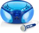 Lenco SCD-650 Karaoke Radio med Mikrofon og Lyseffekter