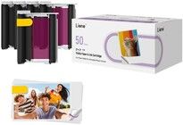 Liene Pearl N200 Fotopapir, 2x3" og bl�kpatroner refill