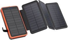 Lippa 20.000mAh sammenfoldelig Solar Powerbank 7W