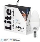 Lite Bulb Moments White & Color Ambience E14 - 3 -pak