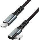 LogiLink 100W Vinklet USB-C Til USB-C Kabel