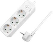 LogiLink 3-vejs grenstik med afbryder