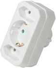 LogiLink 2x Euro + 1x Jordet stikkontakt