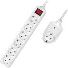 LogiLink Power Strip med Switch 7-vejs