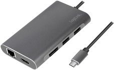 LogiLink USB 3.2 Gen 1 USB-C dockingstation 8-port