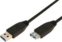 LogiLink USB-A 3.0 Forlngerkabel - 3 meter