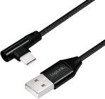 LogiLink USB-A til vinklet USB-C