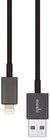 Moshi USB-A til lynkabel - 3 meter sort