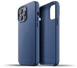 Mujjo fuld læderetui (iPhone 13 Pro Max) - Blå