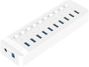 Orico 10 multi-port hub med individuelle switches