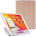 Pipetto Origami Metallic Case (iPad 10.2) - Rose guld