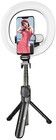 Puluz Selfie Stick/Stativ med Dobbelt LED