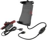 RAM Mount Quick-Grip Vandtt trdls opladningsholder med oplader