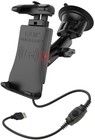 RAM Mount Quick-Grip Waterproof Wireless Charging Suction Cup Mount