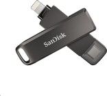 SanDisk iXpand Luxe - USB-minne med Lightning & USB-C - 64 gb