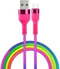 Setty Rainbow USB-A til USB-C kabel