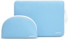 Tomtoc Shell A27 sleeve med pose (Macbook Pro / Air 13") - Bl