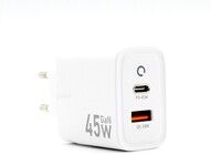 Moobio Defekt emballage: V�glader 45W USB-C og USB-A GaN PD