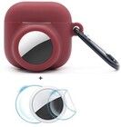 Trolsk Silikonecover 2-i-1 med AirTag-holder (AirPods 4/AirTag)