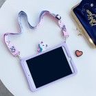Trolsk Kids Case with strap - Cute Purple Unicorn (iPad Pro 12,9)