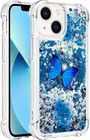 Trolsk Liquid Glitter Cover - Butterfly (iPhone 15 Plus)