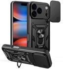 Trolsk Mobilcover St�dsikker med Kamerabeskyttelse og Stativ (iPhone 17 Pro/18 Pro)