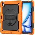 Trolsk St�dsikkert Cover med 360� Stativ og Rem (iPad Air 13 (2024-2026)) - Orange
