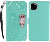 Trolsk Pungcover Strass - Ugle (iPhone 14 Pro Max)