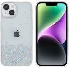 Trolsk Mobilcover med Flydende Glitter - Stjernehimmel (iPhone 14)