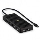 Unisynk 12-portars USB-C Hubb 8KPRO 100W - Sort