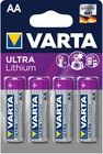 Varta Ultra Lithium AA / LR6 - 4 -pakning