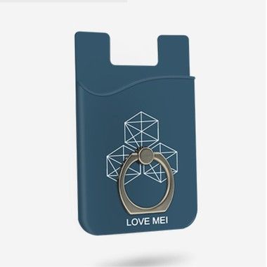 Love Mei Self Adhesive Card Holder with Finger Ring Kickstand (iPhone)