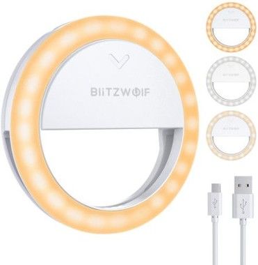 BlitzWolf Clip-On Ring LED Light