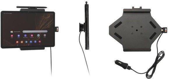 Brodit Aktiv hllare med USB-kabel och cigg-adapter 721308