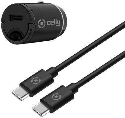 Celly ProPower Car Charger PD 20W + USB-C Cable