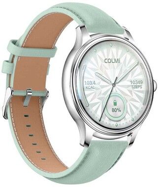 Colmi L28 Smart Watch with Leather Band