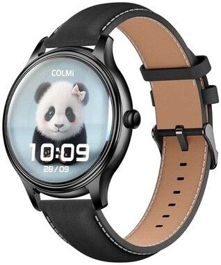 Colmi L28 Smart Watch with Silicone and Leather Band