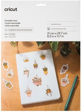 Cricut Joy Xtra Printable Vinyl A4 12-pack