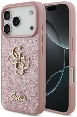 Guess Glitter 4G Big Logo Case (iPhone 17 Pro/18 Pro)