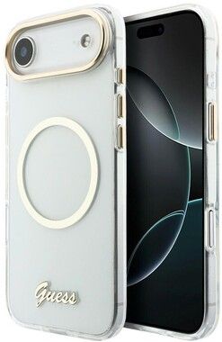Guess IML Script Metal MagSafe Case (iPhone Air)