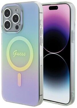 Guess Iridescent MagSafe Case (iPhone 15 Pro)
