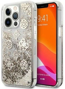 Guess Liquid Glitter Case - Peony (iPhone 13 mini)