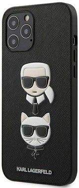 Karl Lagerfeld Saffiano Karl & Choupette Case (iPhone 13 mini)