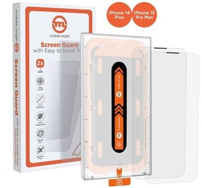 Mobile Origin Screen Guard Easy (iPhone 14 Plus/13 Pro Max) - 2-pack