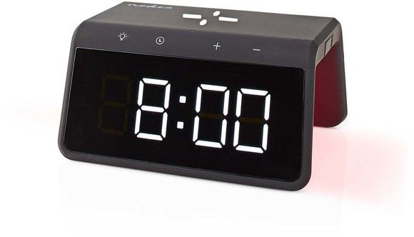 Nedis Alarm Clock with Wireless Charging