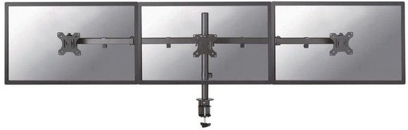 Neomounts Flat Screen Triple Desk Mount Horizontally
