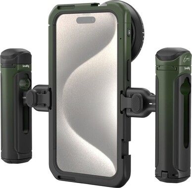 SmallRig 4078 Mobile Video Cage Kit Dual Handheld x Brandon Li (iPhone 15 Pro Max)